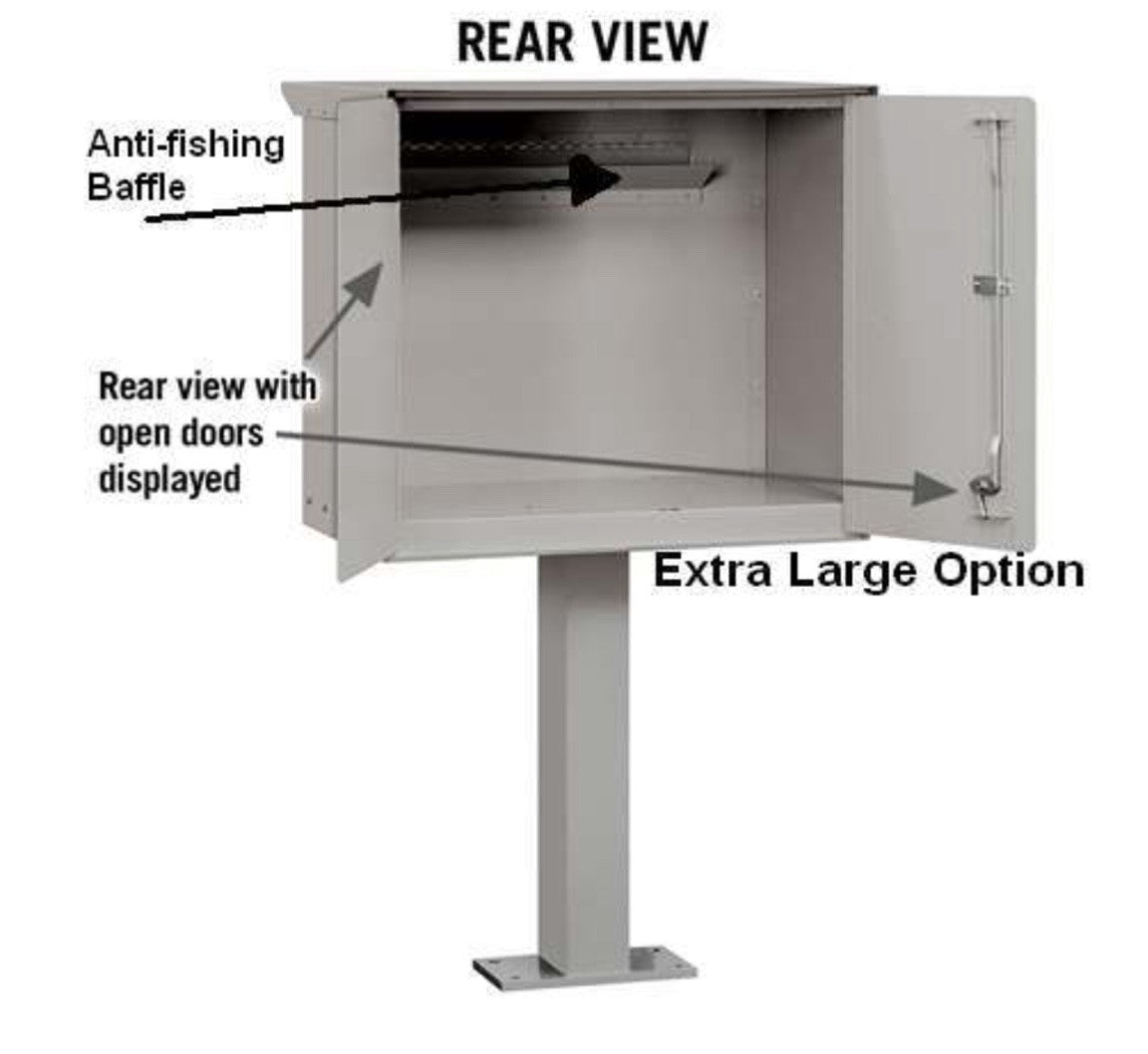 Large Envelope Drop Box with Optional Pedestal