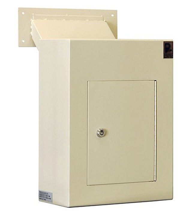 Adjustable Through the Wall Locking Drop Box key access door