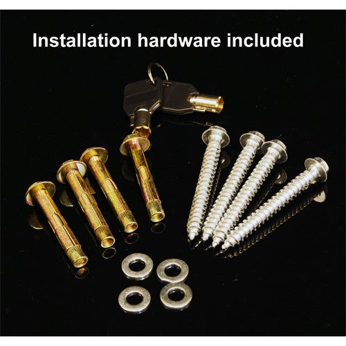 Adjustable Through the Wall Locking Drop Box includes mounting hardware