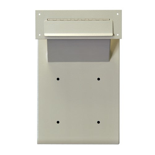 Adjustable Through the Wall Locking Drop Box  front view