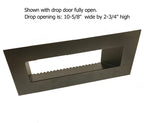 Through the Wall Letter Drop Slot with Chute 