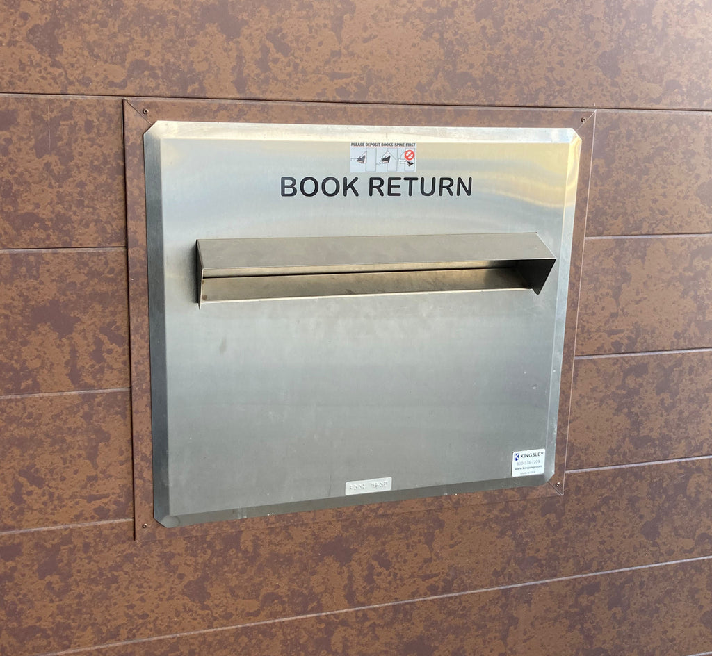 Stainless Steel Through Wall Book Return