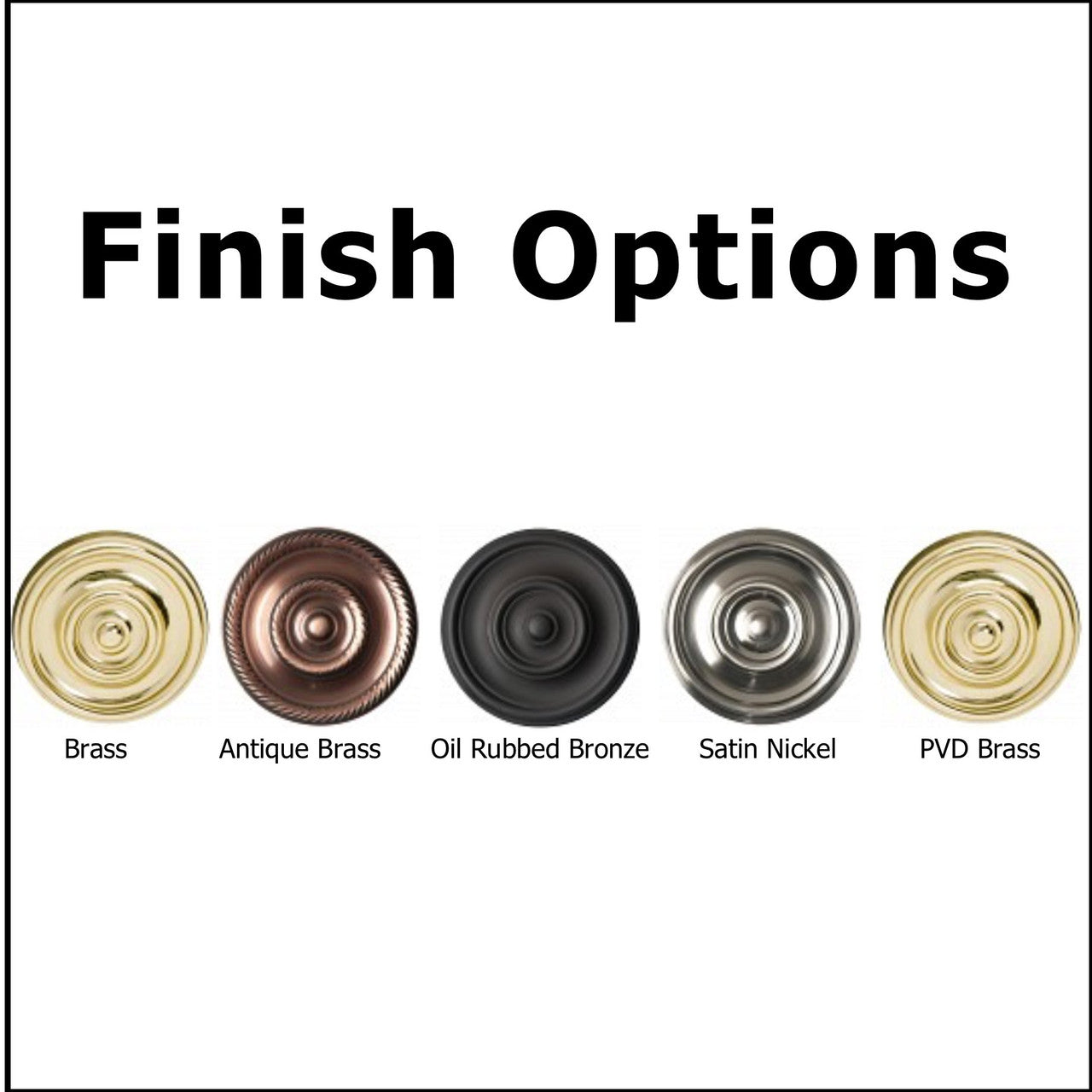 Mail Slot finish color options