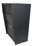side view Steel Heavy Duty Payment Drop Box