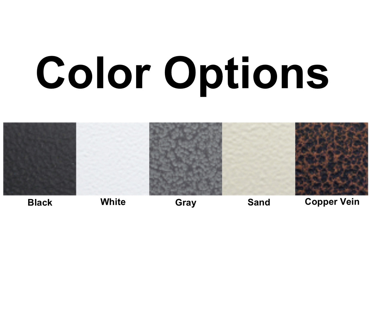 Through Wall Package Drop color options