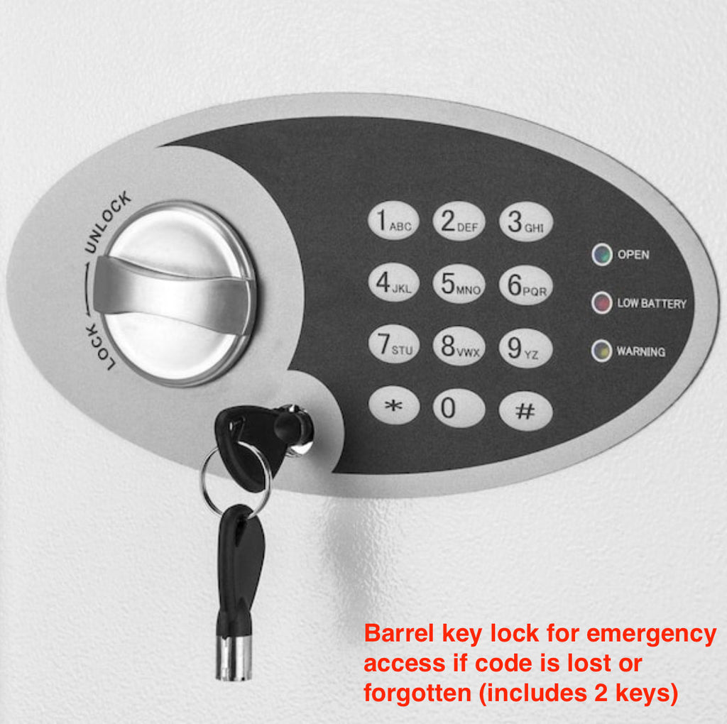 key cabinet with electronick keypad with backup key lock