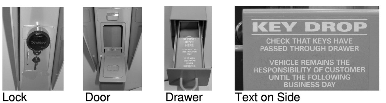 Free Standing Secure Key Drop