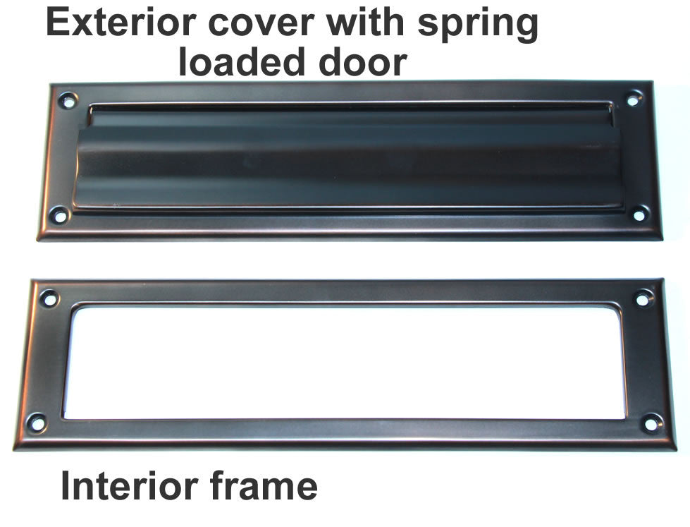 Large Mail Slot for Doors front and rear