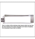 Brass Vertical Door Mail Slot