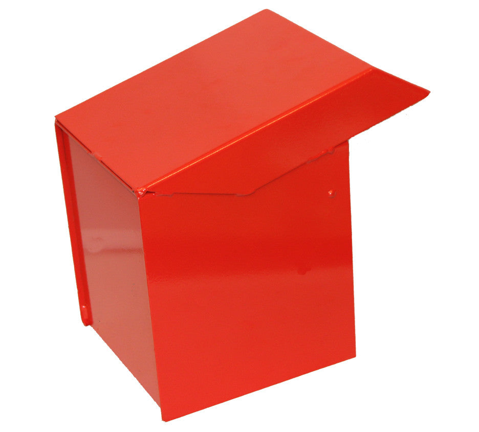 Side view Outdoor Secure Payment Locking Drop Box