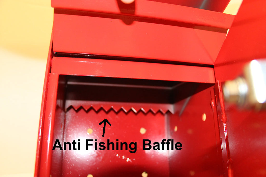 Outdoor Secure Payment Locking Drop Box with anti phishing teeth