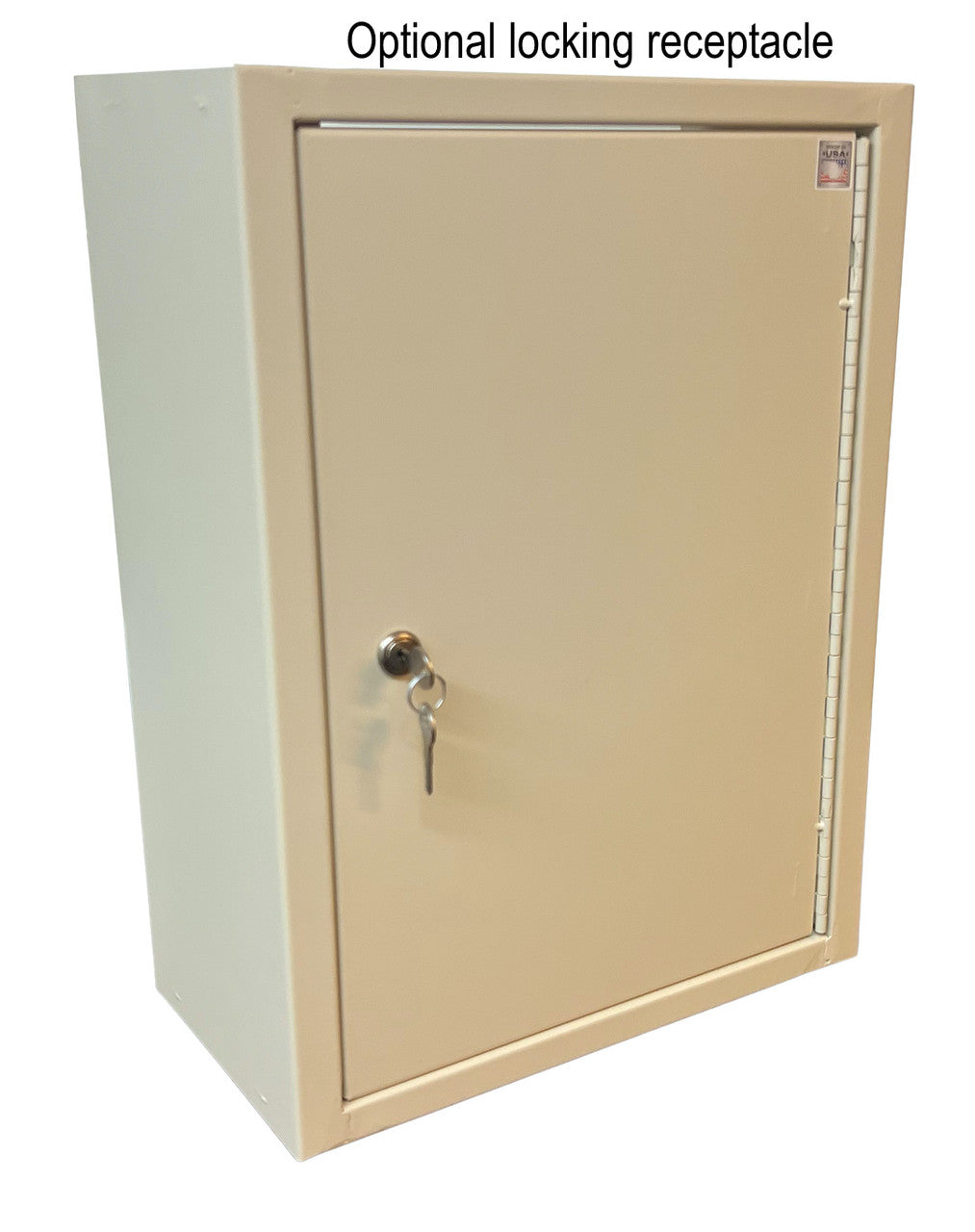 Optional receptacle front view