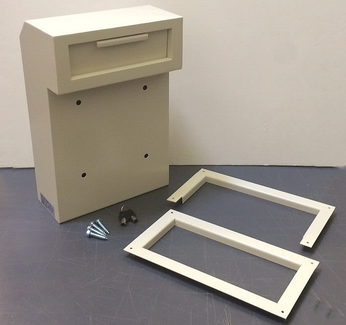 Through The Door Drop Slot with Receptacle