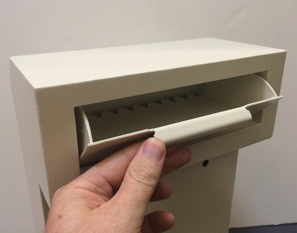 Through The Door Drop Slot with Receptacle