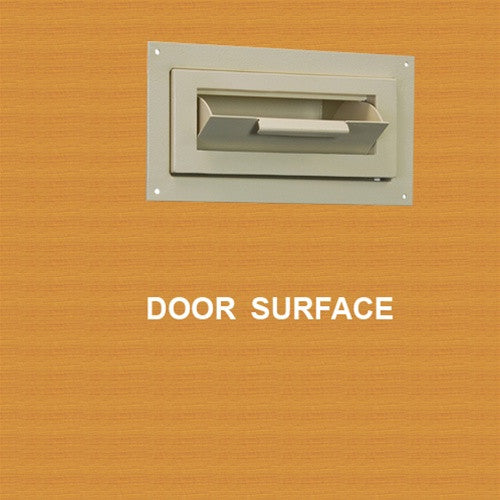 Through The Door Drop Slot with Receptacle