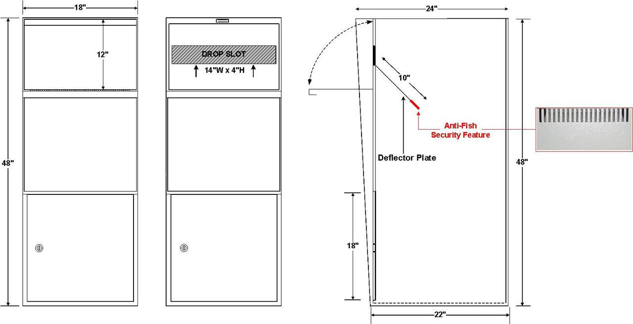 Large Parcel Drop Box