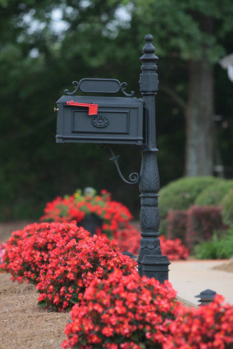 Victorian Locking Mailbox with Post