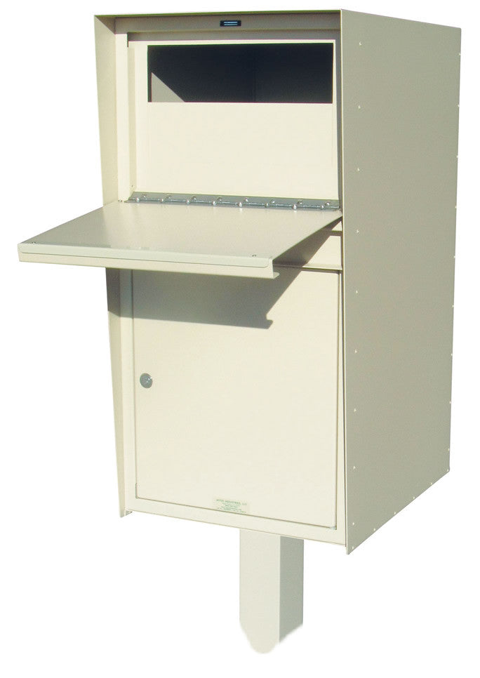 Locking Parcel Drop Box with Option drop opening