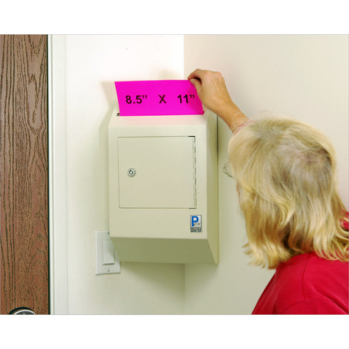 Corner Wall Locking Envelope Drop Box