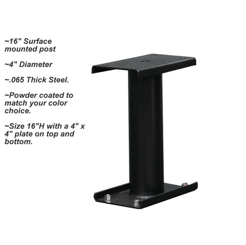 16 Inch Surface mounted post for Supreme Locking Mailbox