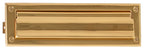 Large Magazine Door Mail Slot Brass Finish