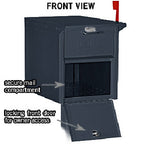 Large Locking Roadside Residential Mailbox