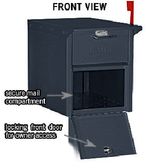 Large Locking Roadside Residential Mailbox