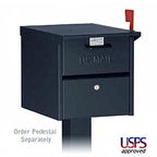 Locking Mailbox For Curbside US Mail Delivery Black