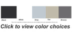 Locking Rural Mailbox with Rear Access color options