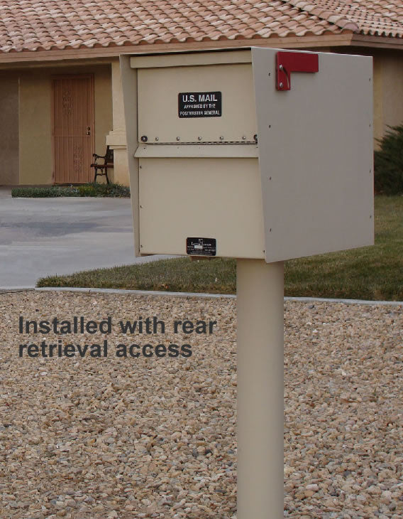 Letter Locking Steel Mailbox