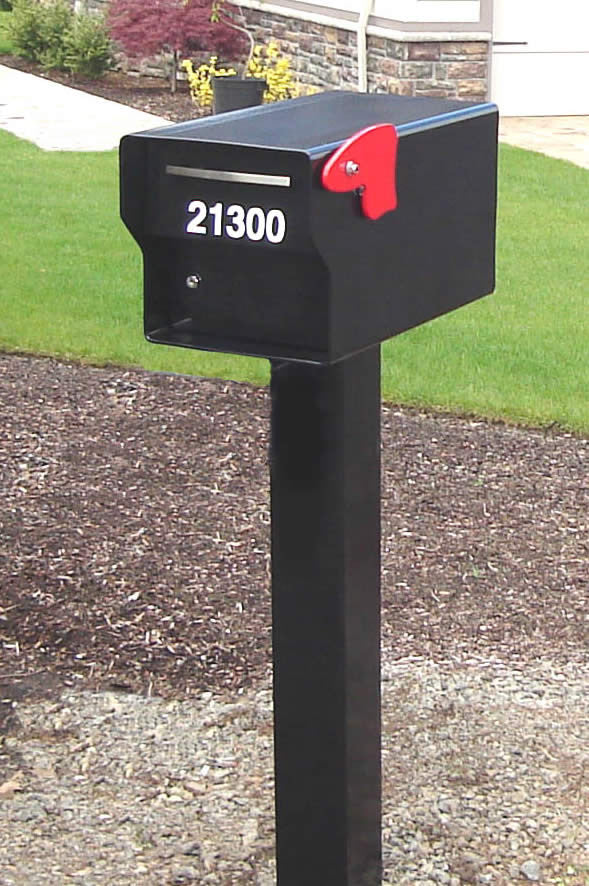 Quarter Inch Steel Locking Mailbox
