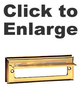 Brass Door Mail Slot