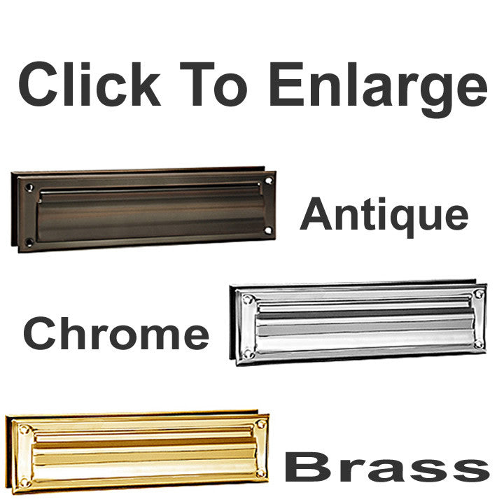 Large Mail Slot for Doors finishes