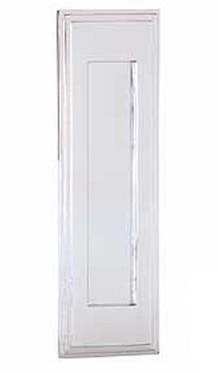 Chrome Vertical Door Mail Slot