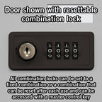 Cell Phone Lockers with Resettable Combination Locks