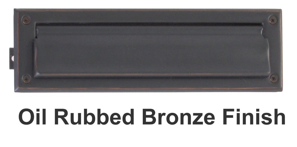 Door Mail Slot with Sleeve Oil Rubbed Bronze