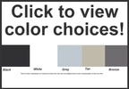 Color Options for Large Locking Wall Mounted Mailbox