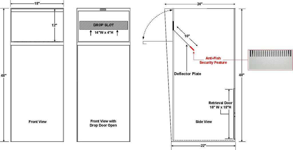 Large Parcel Drop Box