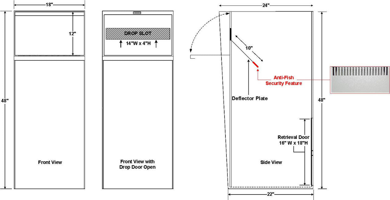 Large Parcel Drop Box