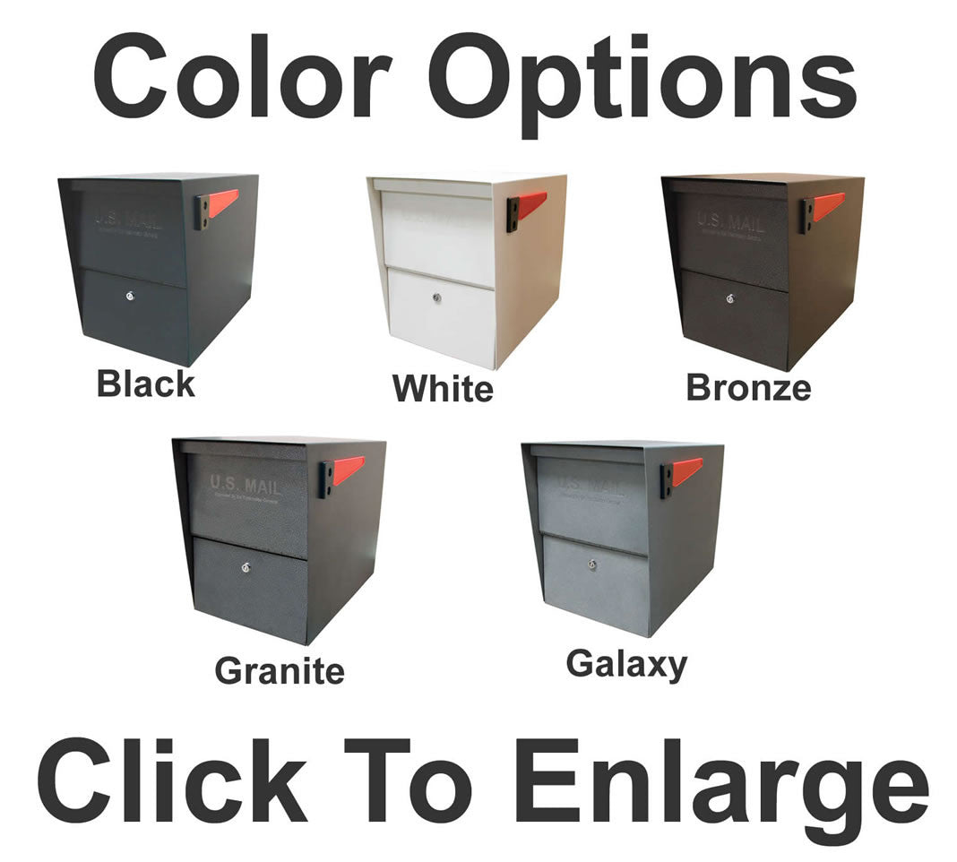 Color Options for Package Master Locking Mailbox