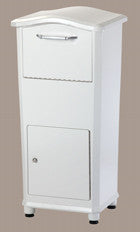 White Large Parcel Drop Box for Packages and Large Envelopes 