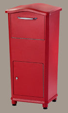 Red Parcel Drop Box for Packages and Large Envelopes 