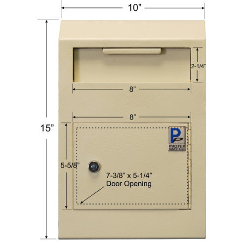 Wall Mounted Drop box dimensions