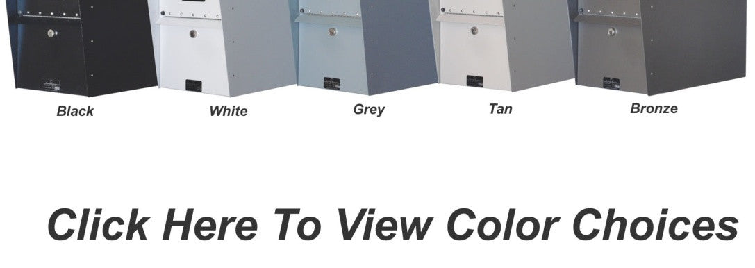 Locking Secure Payment Drop Box Color Choices