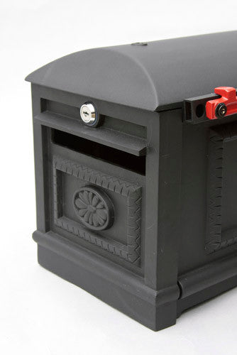Victorian Locking Mailbox with Post