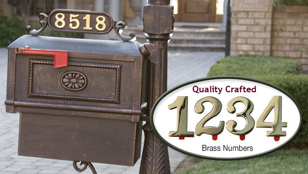 Victorian Locking Mailbox with Post