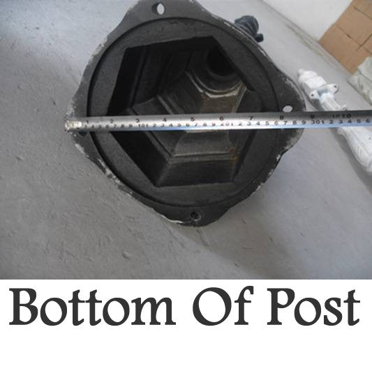 Victorian Locking Mailbox with Post
