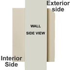 Through the Wall Drop Box side view
