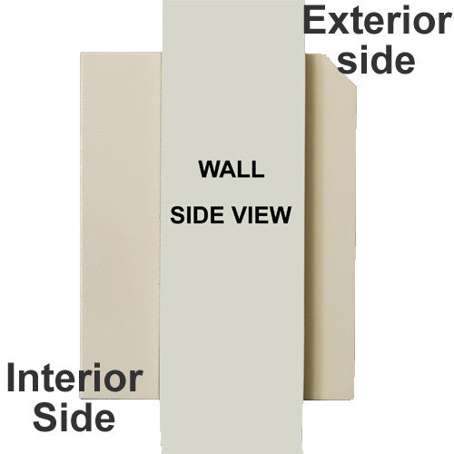 Through the Wall Drop Box side view