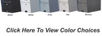 Extra Large Wall Mounted Locking Dropbox color options